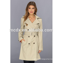 2015 new design fashion ladies trench coat